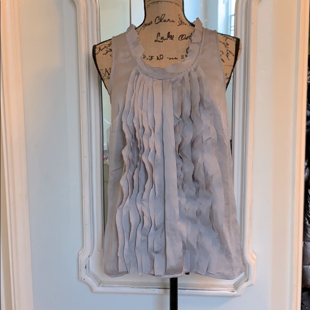 Loft Vertical Ruffle Tank